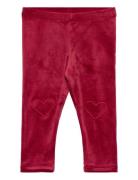 Leggings Heart Patch Bottoms Leggings Red Lindex