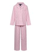 Sl-Sleepwear Pyjamasetti Pyjama Pink Polo Ralph Lauren