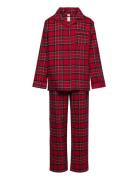 Pyjamas Set Flannel Pyjamasetti Pyjama Red Lindex