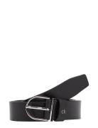 Ck Metal Loop Rnd Buckle 3.0 Vyö Black Calvin Klein