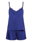 Rhjasmine Nightset Pyjama Blue Rosemunde