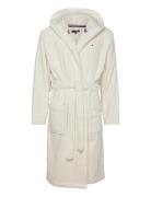 Towelling Bathrobe Aamutakki Kylpytakki Cream Tommy Hilfiger