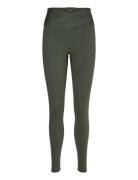 Studio Cross Tights Sport Running-training Tights Khaki Green Björn Bo...