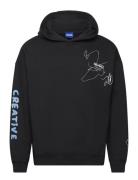 Nedimo Tops Sweat-shirts & Hoodies Hoodies Black HUGO BLUE