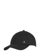 Ck Metal Cotton Cap Accessories Headwear Caps Black Calvin Klein