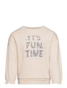 Printed Cotton Sweatshirt Tops Sweat-shirts & Hoodies Sweat-shirts Cre...