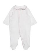 Babydoll-Neck Bodysuit Pyjamas Pyjama Sie Jumpsuit Haalari White Mango