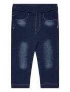 Leggings Sweat Denim Bottoms Leggings Navy Minymo