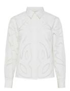 Yasterena Ls Shirt S. Tops Shirts Long-sleeved White YAS