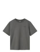 Nkmgreg Ss Nreg Top Noos Tops T-shirts Short-sleeved Grey Name It