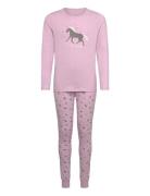 Nkfnightset Corsage Horse Noos Pyjamasetti Pyjama Pink Name It