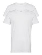 Rt Organic Cotton 2-Pack Tee Tops T-shirts Short-sleeved White Resterö...