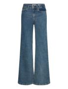 Palazzo The St Green Bottoms Jeans Wide Blue Lois Jeans