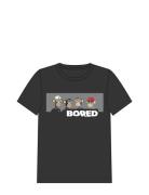 Nlmduff Bod L Ss Top Box Noos Sky Tops T-shirts Short-sleeved Black LM...