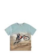 Roxo Tops T-shirts Short-sleeved Blue Molo