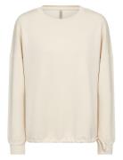 Sc-Banu Tops Sweat-shirts & Hoodies Sweat-shirts Cream Soyaconcept