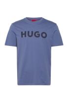 Dulivio Designers T-shirts Short-sleeved Blue HUGO