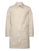 Drill Coat St Beige Ohut Pitkä Takki Beige Belstaff