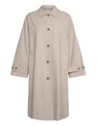 Relaxed Car Coat Trenssi Takki Cream GANT