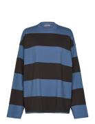 Long-Sleeved Over D Cotton T-Shirt Tops T-shirts & Tops Long-sleeved B...