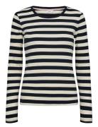 Numixie Ls T-Shirt - Gots Tops T-shirts & Tops Long-sleeved Navy Nümph