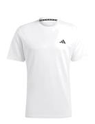 Tr-Es Base T Tops T-shirts Short-sleeved White Adidas Performance