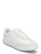 Cupsole Lace Up - Lth Sue Mix Matalavartiset Sneakerit Tennarit White ...