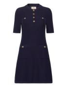 Roxanne Dress Lyhyt Mekko Navy Jumperfabriken