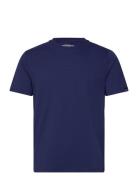 Jrsy Grphc Tee Hd To Tops T-shirts Short-sleeved Navy Original Penguin