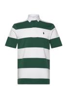 10/1 Yd Jersey-Ssl-Rug Tops Polos Short-sleeved Green Polo Ralph Laure...
