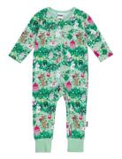 Grönska Pyjamas Pyjama Sie Jumpsuit Haalari Green MUMIN