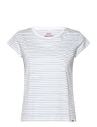 Fine Jersey Stripe Teasy Tee Fav Tops T-shirts & Tops Short-sleeved Bl...