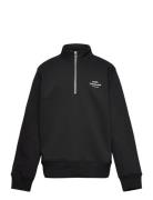 Mix Sweat Crewie Half Zip Sweatshirt Tops Sweat-shirts & Hoodies Sweat...