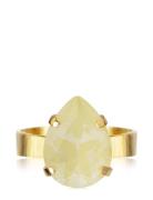Mini Drop Ring Sormus Korut Yellow Caroline Svedbom