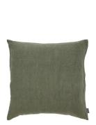 Cushion 50X50 Linen Olive Home Textiles Cushions & Blankets Cushions G...