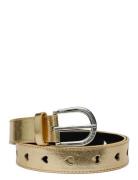 Cut It Out Heart Belt Metallic Vyö Gold Fabienne Chapot