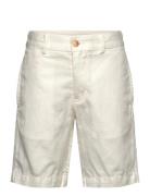 Straight Fit Linen-Cotton Short Bottoms Shorts Cream Ralph Lauren Kids
