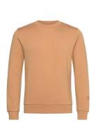 Abel Crew Neck Sweat Tops Sweat-shirts & Hoodies Sweat-shirts Beige Mo...