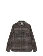 Akhanky Multi Col. Overshirt Tops Overshirts Brown Anerkjendt