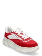 Cph56 Leather Mix Leo/White Matalavartiset Sneakerit Tennarit Red Cope...