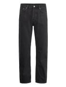 Space Relaxed Straight Leg Jeans Bottoms Jeans Regular Black Weekday
