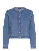 Cwelda Farkkutakki Denimtakki Blue Claire Woman