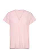 Cwroksana - Blouse Tops Blouses Short-sleeved Pink Claire Woman