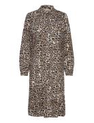 Fqmalay-Dress Polvipituinen Mekko Beige FREE/QUENT