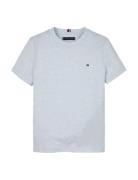 Essential Cotton Reg Fit Tee Ss Tops T-shirts Short-sleeved Grey Tommy...