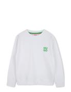 Sweatshirt Tops Sweat-shirts & Hoodies Sweat-shirts White Hugo Kids
