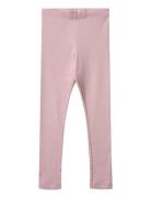 Rib Leggings Bottoms Leggings Pink Wheat