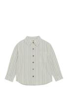 Shirt Ls Tops Shirts Long-sleeved Shirts Green En Fant