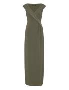 Classic Mj-Gown Maksimekko Juhlamekko Green Lauren Ralph Lauren
