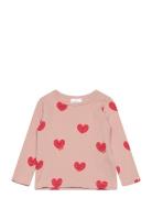 Tnstnynne L_S Rib Tee Tops T-shirts Long-sleeved T-shirts Pink The New